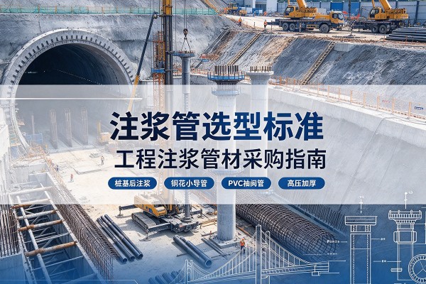 盐源注浆管选型标准